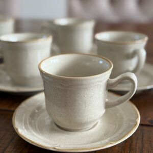 Set of 8 Classics by Hearthside Vintage Coffee Mug  & Saucer Set